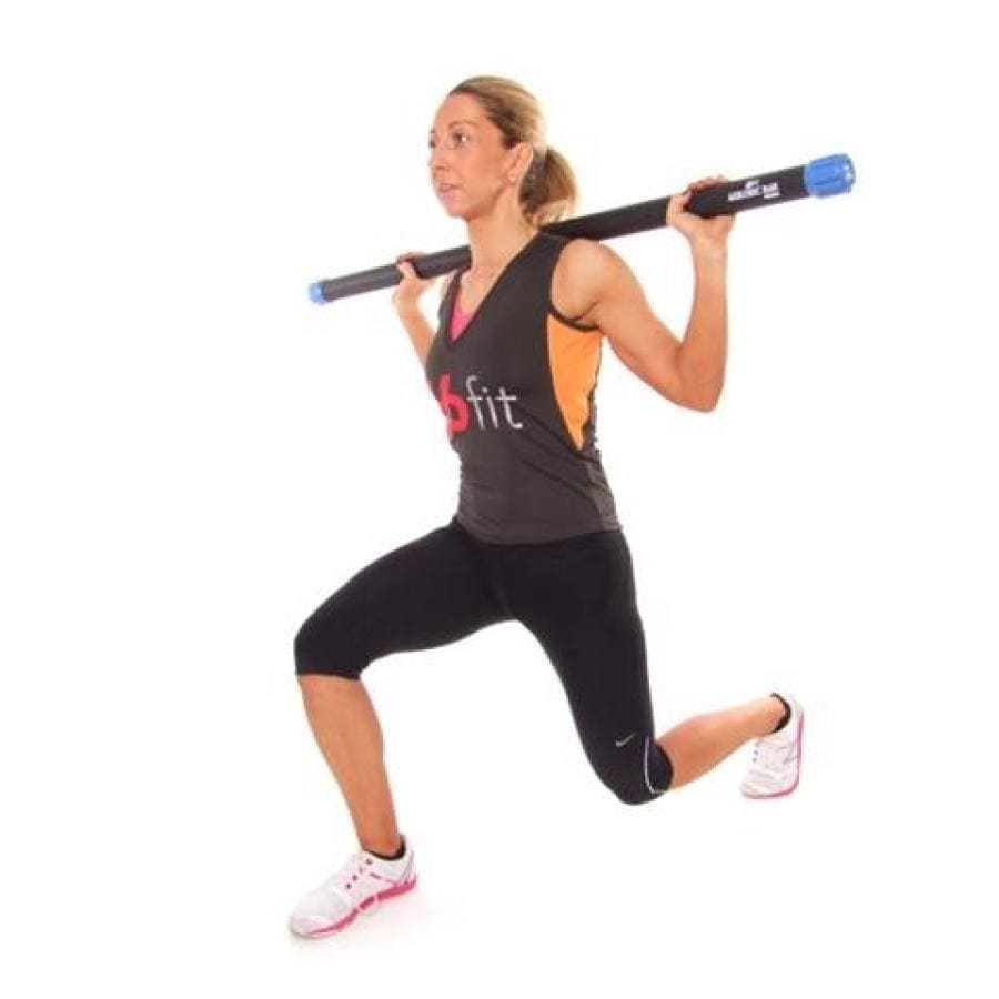 66fit Aerobic Weighted Bar 120cm long and 38mm wide